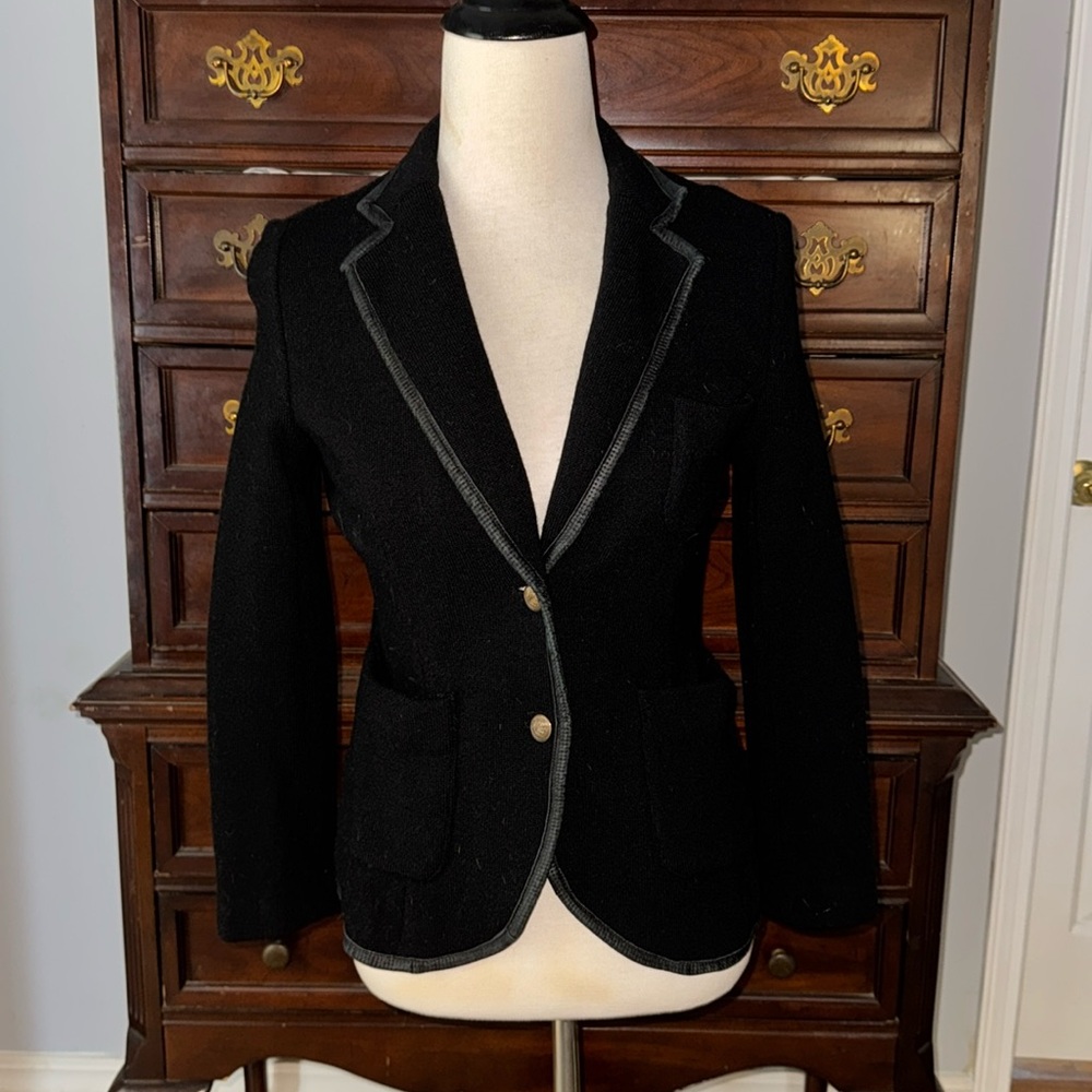 Rag & Bone blazer size M leather trim